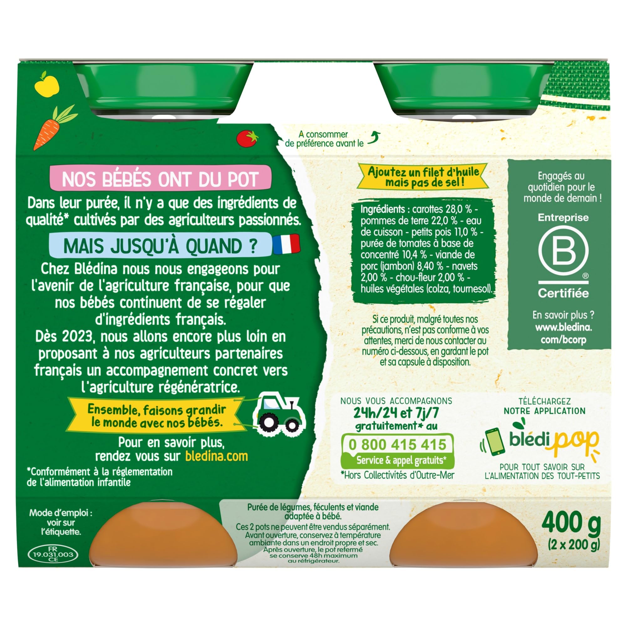 bl-dina-petits-pots-printani-re-de-l-gumes-jambon-d-s-6-mois-12-pots-de-200g image 5