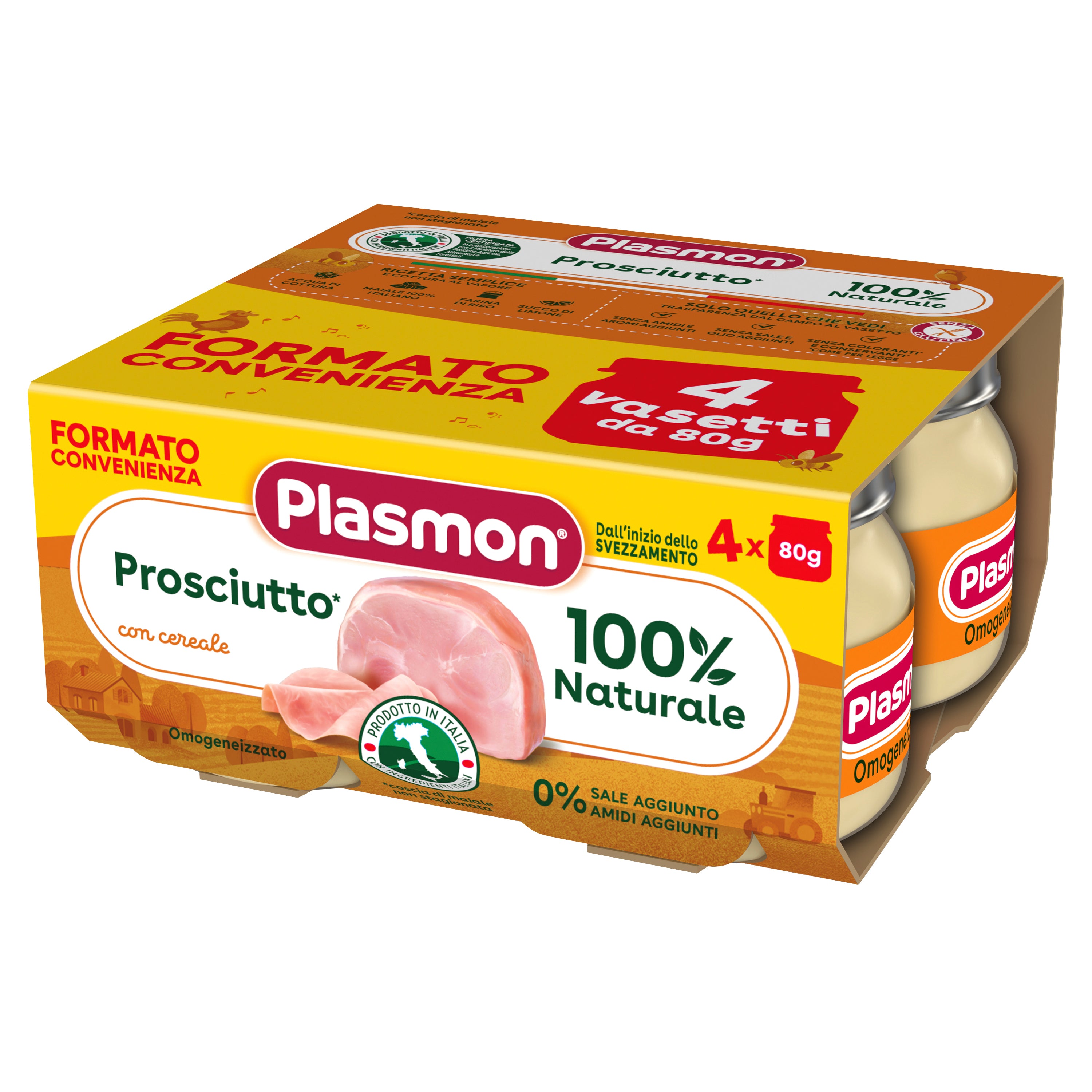 plasmon-omogeneizzato-carne-prosciutto-e-cereale-4x80g image 1