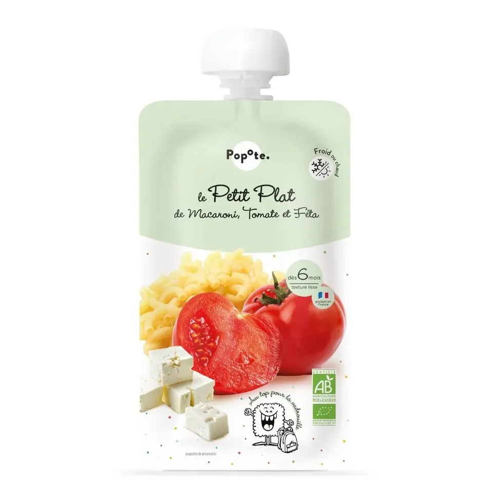 popote-le-petit-plat-macaroni-tomate-feta-plat-complet-bio-pour-b-b-d-s-6-mois image 1