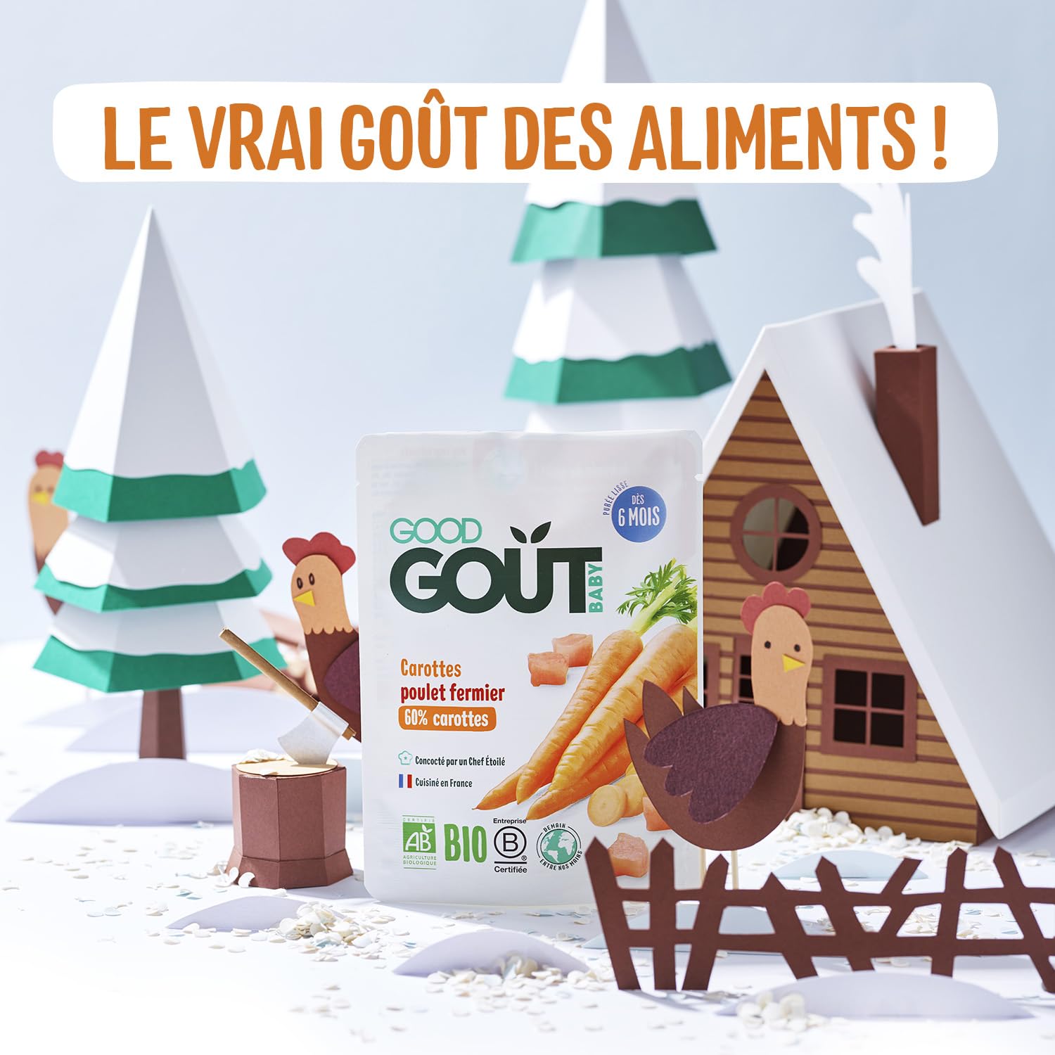good-go-t-carottes-et-poulet-fermier-d-s-6-mois-5x190g image 3
