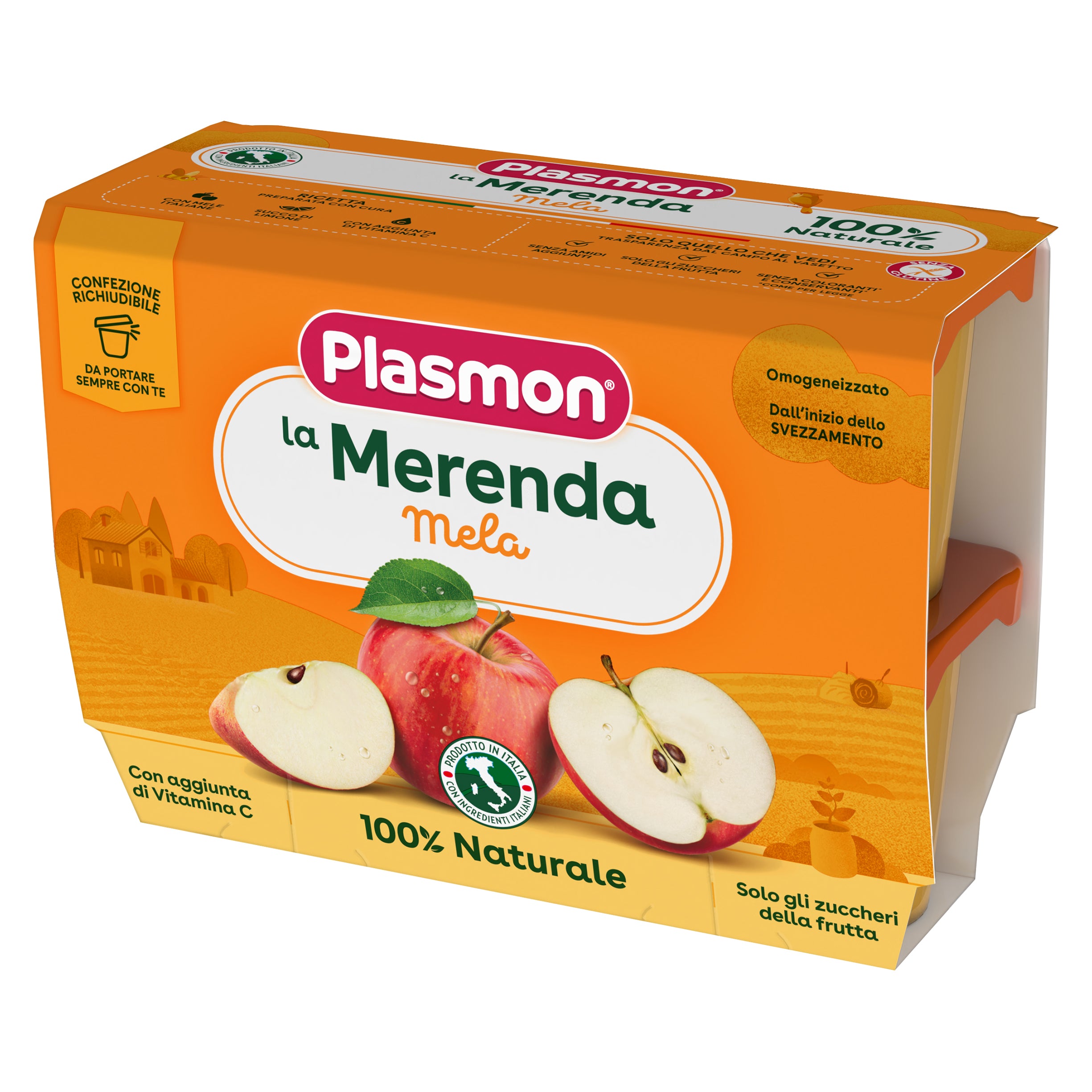 plasmon-la-merenda-mela-compote-pomme-b-b-4-x-100-g image 1