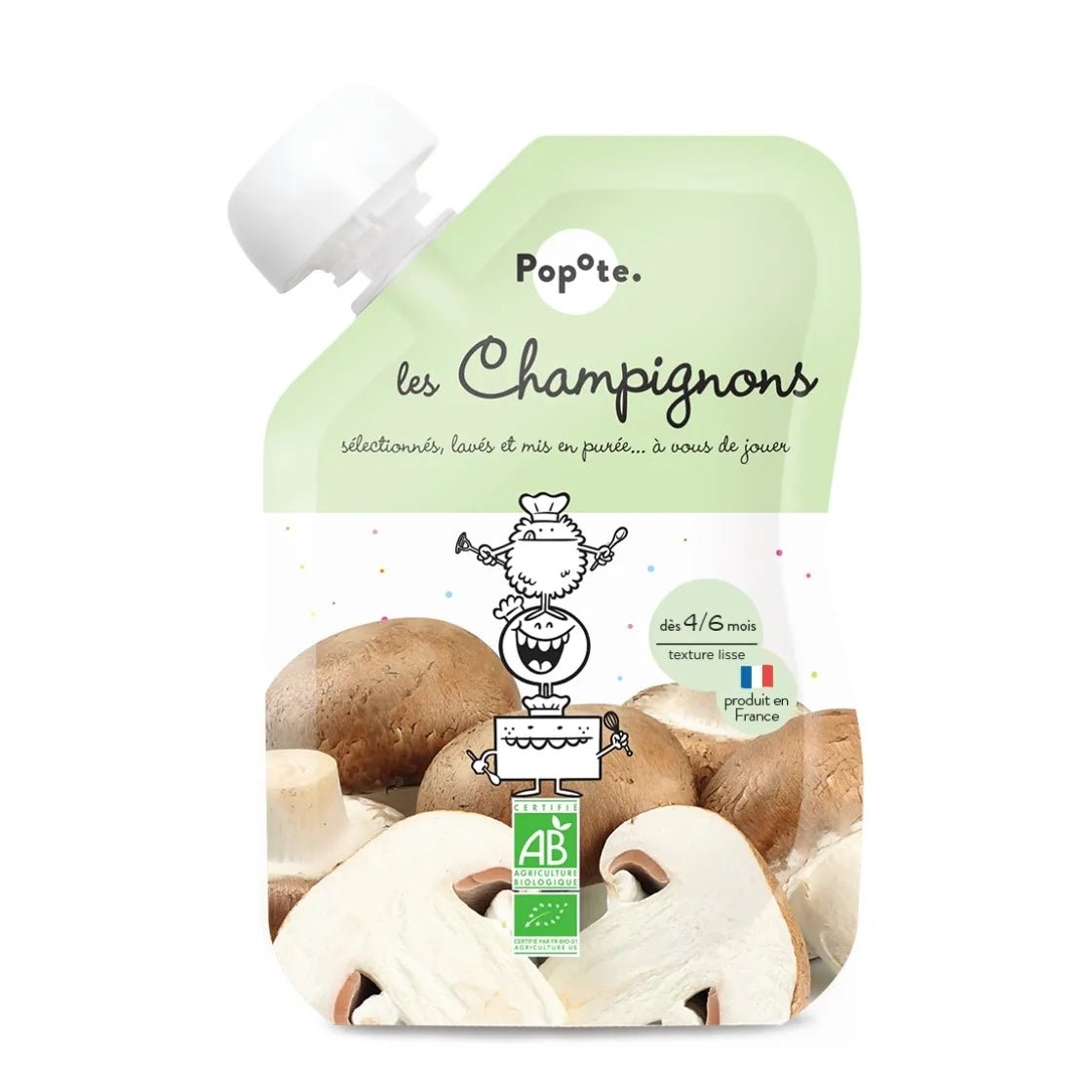 popote-les-champignons-petit-pot-pur-e-de-champignons-bio-pour-b-b image 1