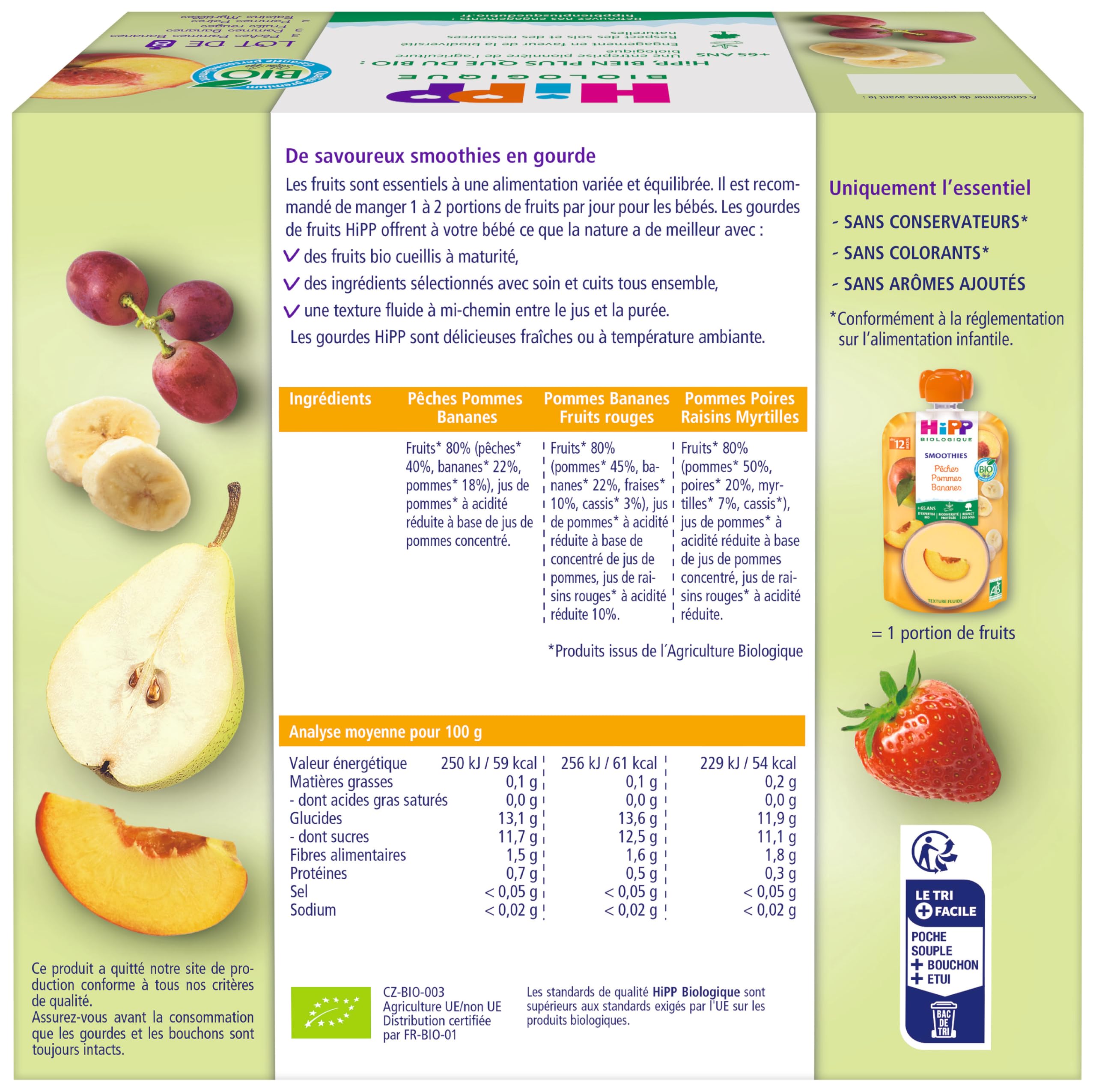 hipp-smoothies-bio-d-s-12-mois-multipack-3-vari-t-s-gourdes-32x120ml-lot-de-4x8 image 2