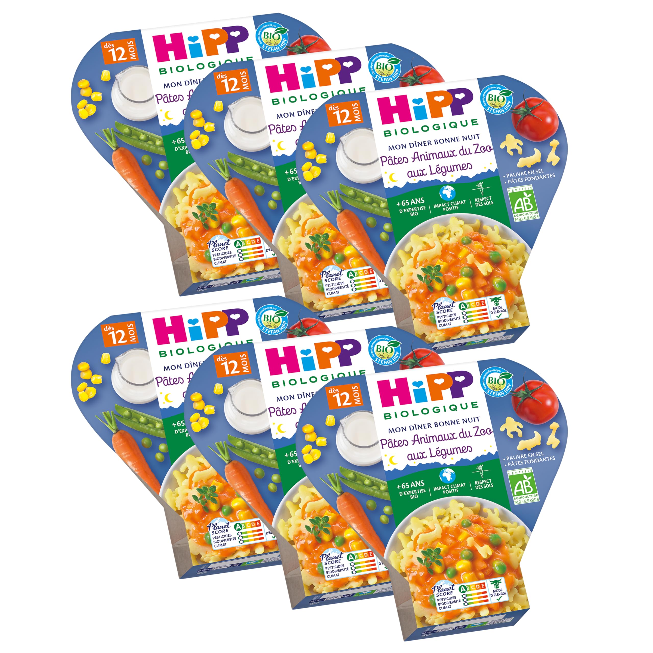hipp-biologique-les-pr-maternelles-p-tes-animaux-du-zoo-aux-l-gumes-d-s-12-mois- image 2