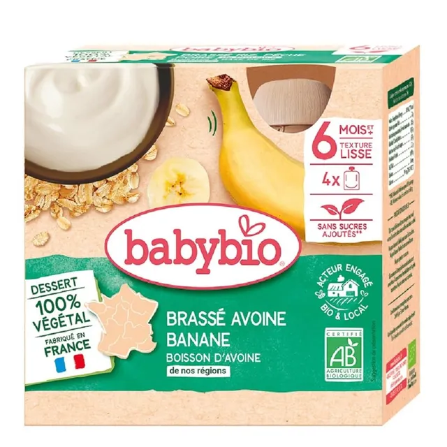 babybio-brass-avoine-banane-4-gourdes-x-85-g-d-s-6-mois-100-v-g-tal image 1
