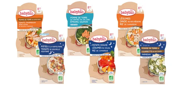 babybio-12-petits-plats-b-b-midi-et-soir-6-recettes-bio-d-s-8-mois-12-x-200-g image 1