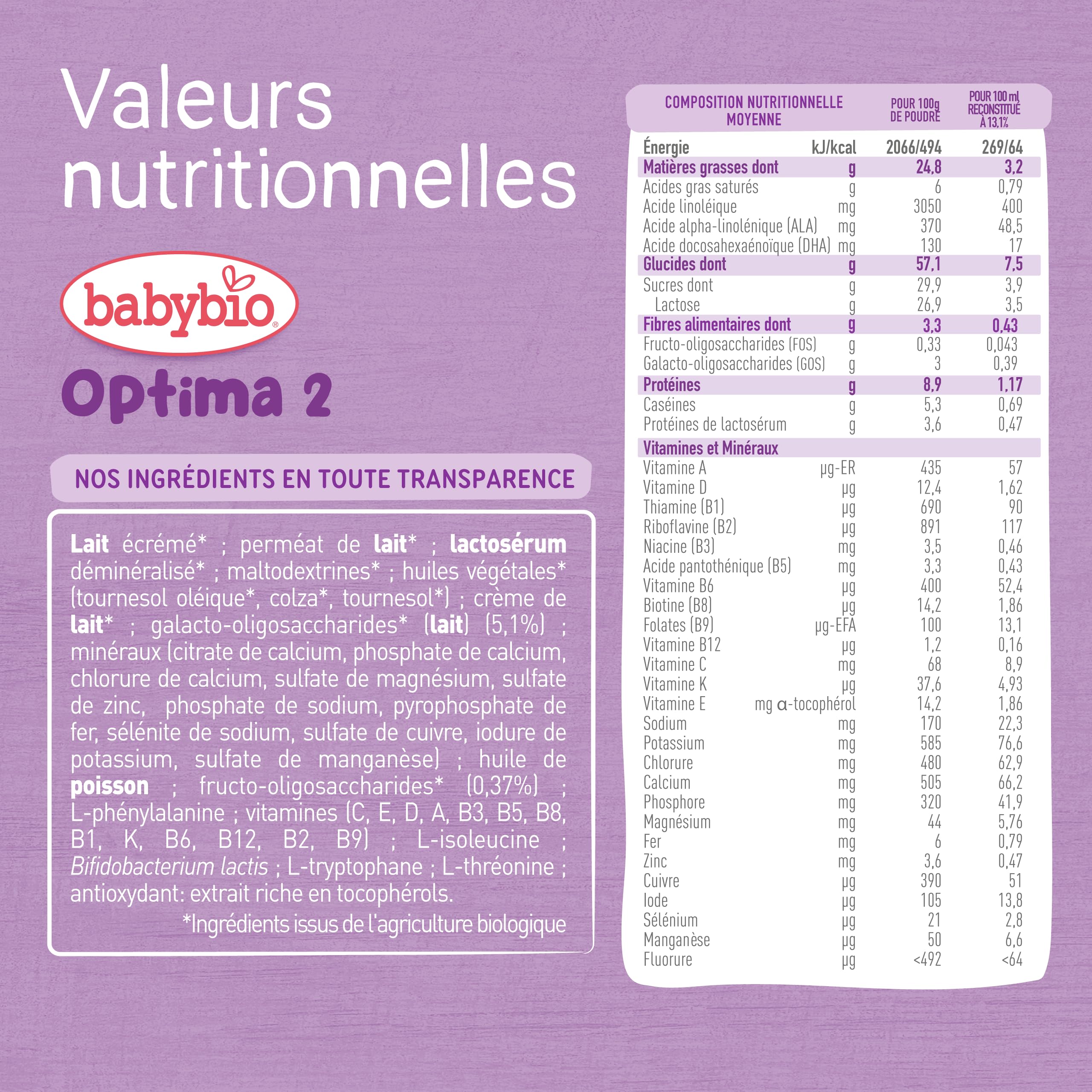 babybio-optima-2-me-ge-avec-fibres-lait-infantile-bio-d-s-6-mois-800-g-lot-de-3 image 2
