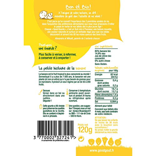 good-go-t-gourdes-bio-banane-d-s-4-mois-120-g-pack-32-gourdes-8-baby-clips image 7