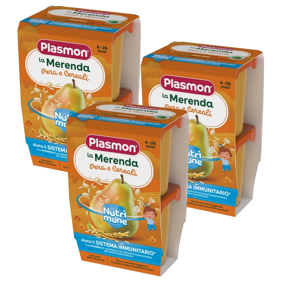 plasmon-nutri-mune-poire-et-c-r-ales-go-ter-b-b-3-x-2-x-120g image 1