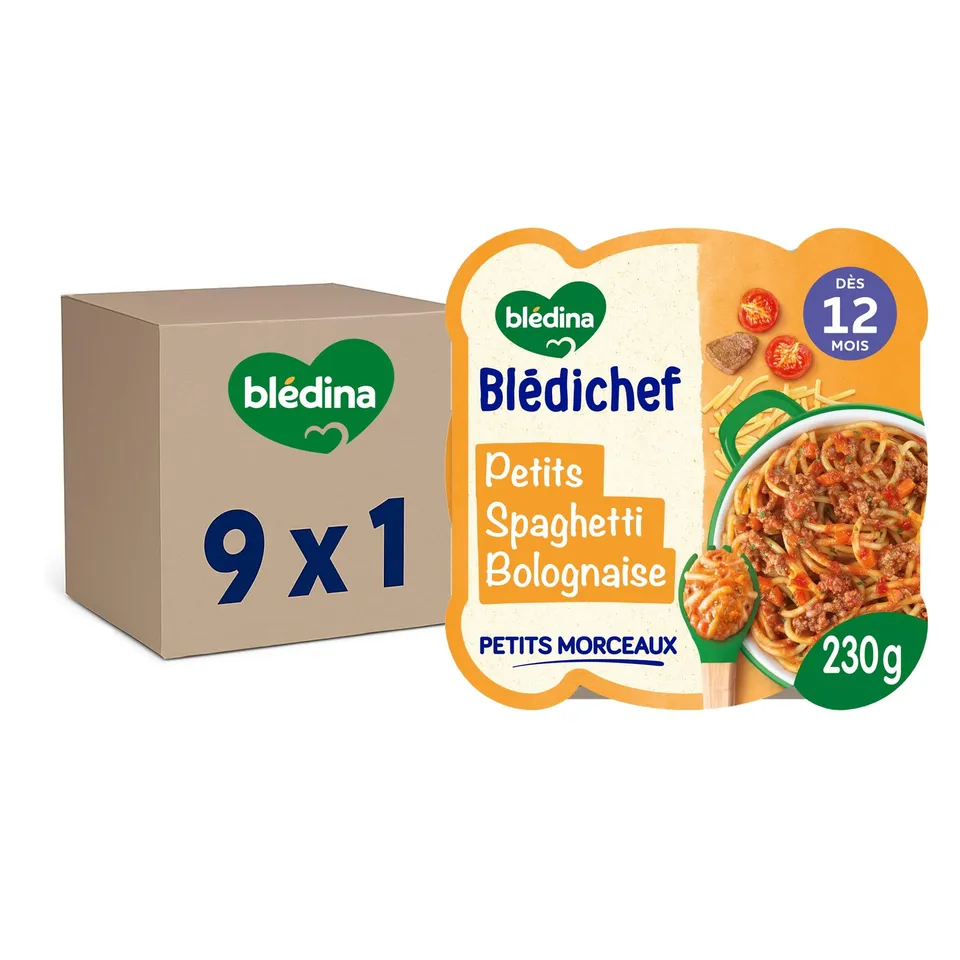 bl-dina-bl-dichef-petits-spaghetti-bolognaise-b-b-d-s-12-mois-9-assiettes-x-230g image 1