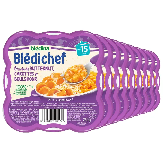 bl-dina-bl-dichef-repas-b-b-butternut-carottes-boulghour-d-s-15-mois-9-assiettes image 1