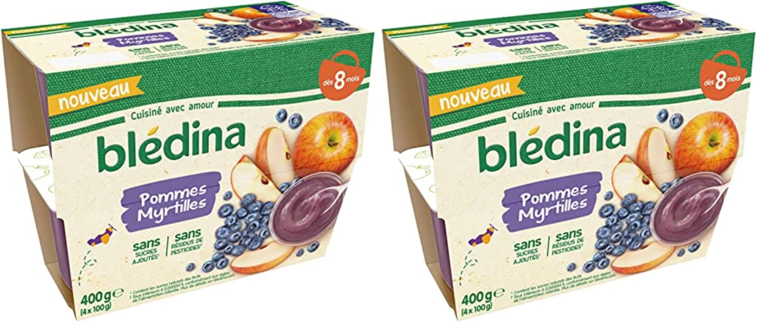 bl-dina-coupelles-fruits-pommes-myrtilles-d-s-8-mois-pack-de-4-x-100-g image 2