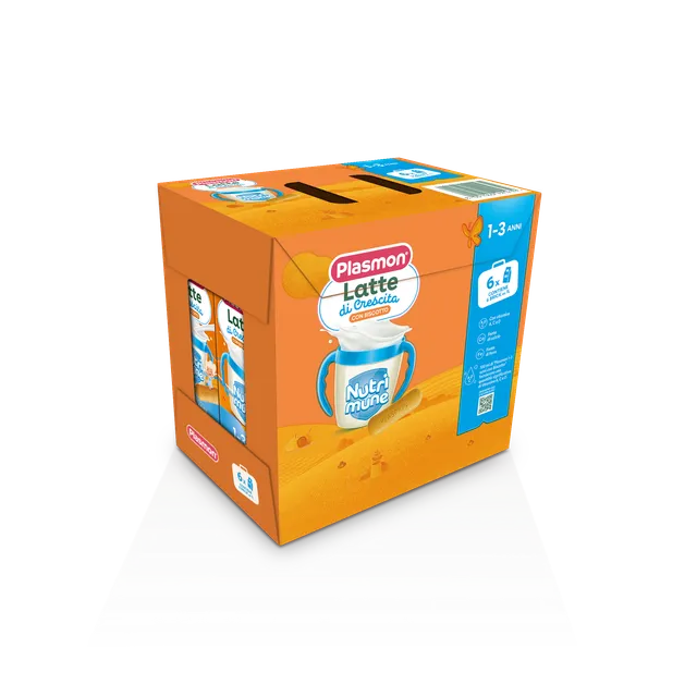 plasmon-latte-di-crescita-nutri-mune-con-biscotto-12-36-mesi-6x1000-ml image 1