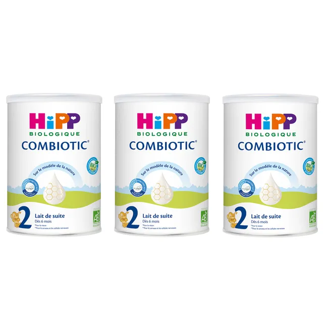 hipp-biologique-lait-2-combiotic-de-suite-d-s-6-mois-3-x-800g image 1