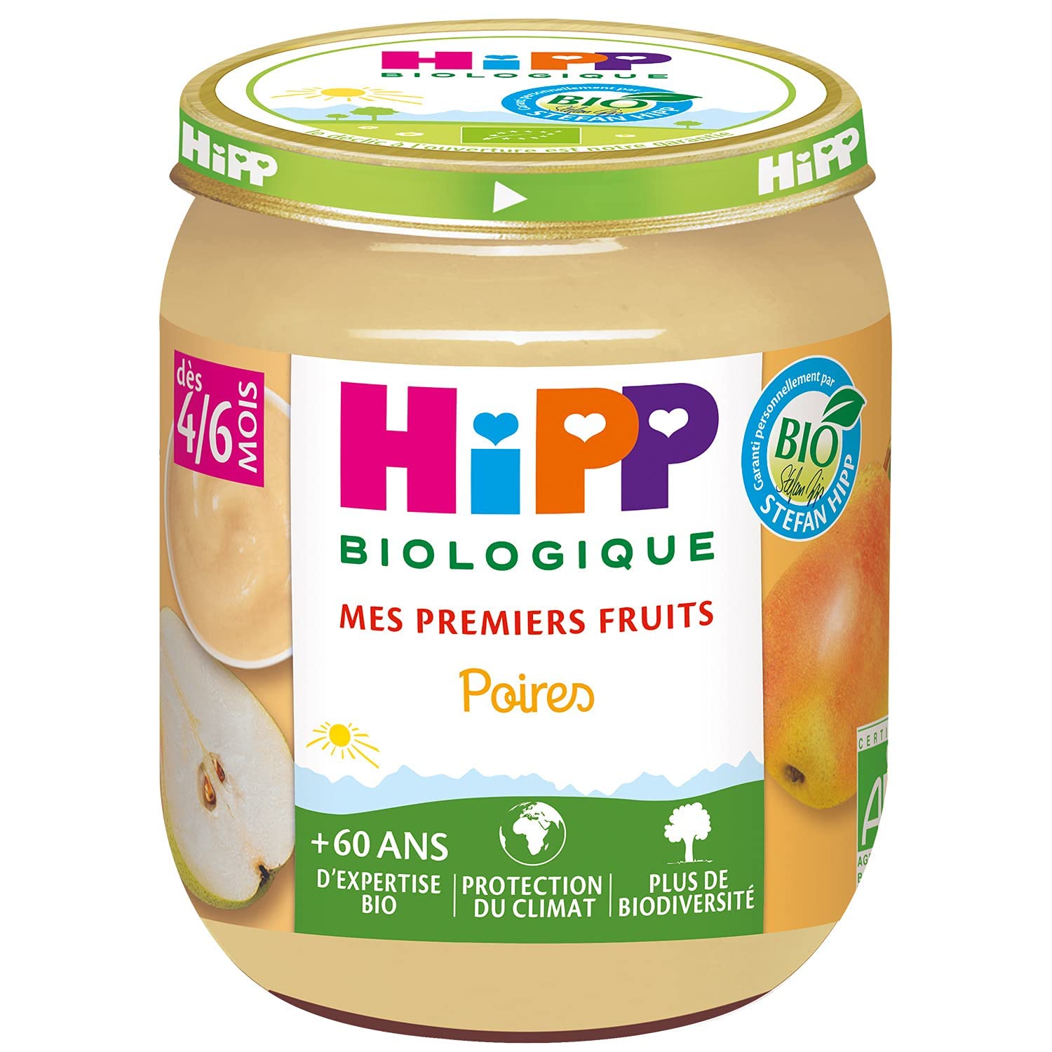 hipp-biologique-mes-1ers-poires-d-s-4-6-mois-pot-125-g-lot-de-6 image 3