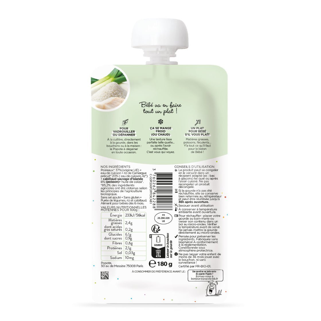 popote-le-petit-plat-poireau-riz-cabillaud-plat-complet-bio-d-s-6-mois image 2