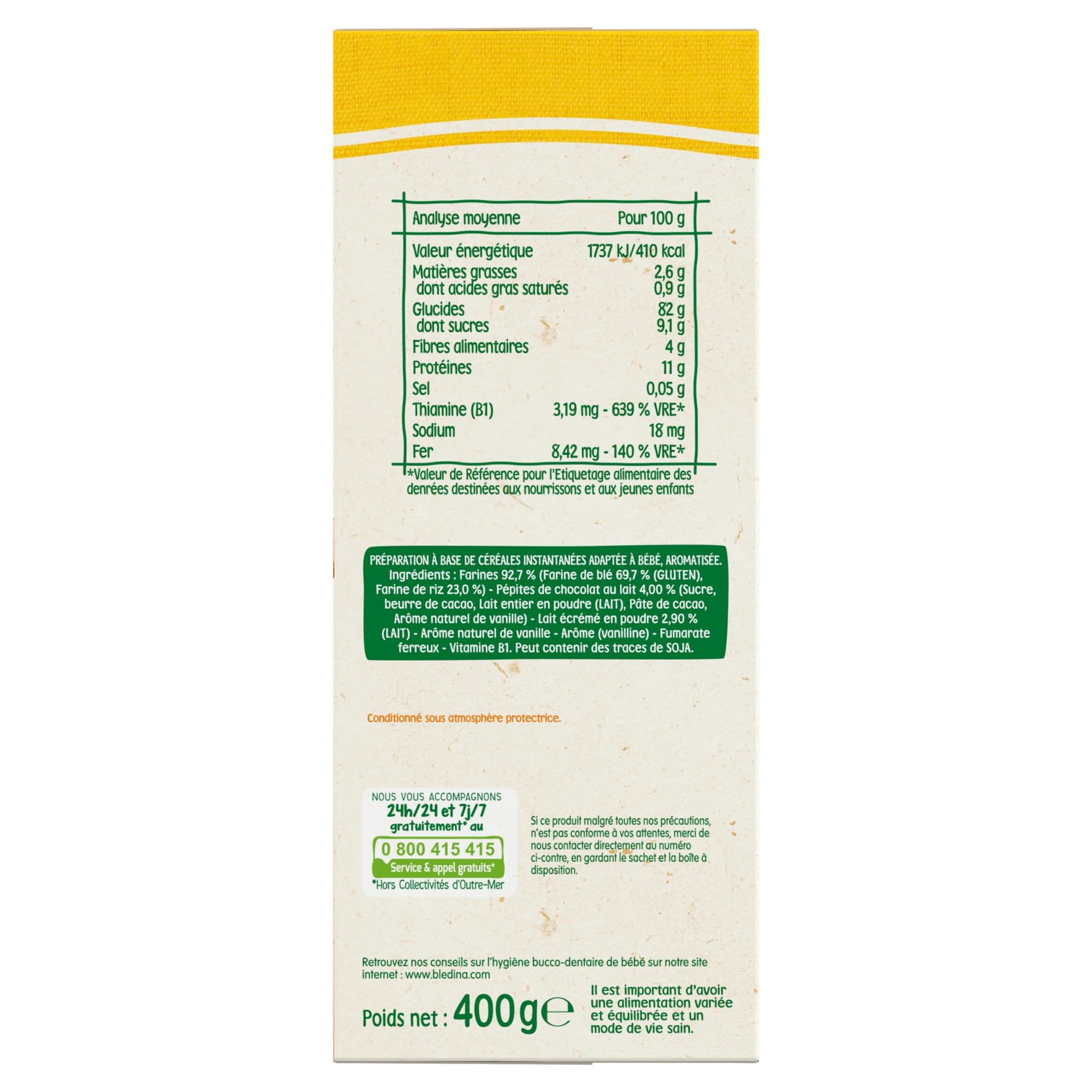 bl-dina-bl-din-junior-vanille-p-pites-lot-de-4x400g-c-r-ales-b-b-d-s-12-mois image 2
