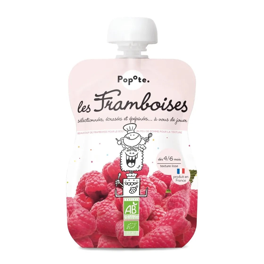 popote-les-framboises-compote-100-bio-en-gourde-d-s-4-6-mois image 1