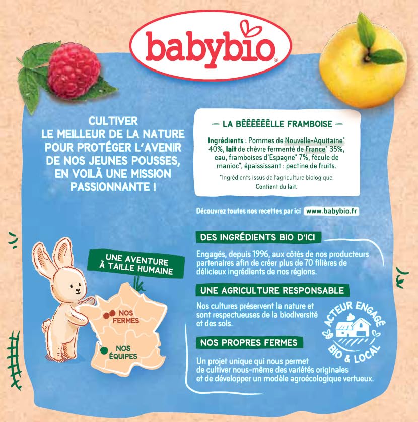 babybio-caprea-brass-ch-vre-pomme-framboise-dessert-bio-d-s-6-mois-4-gourdes-de- image 8