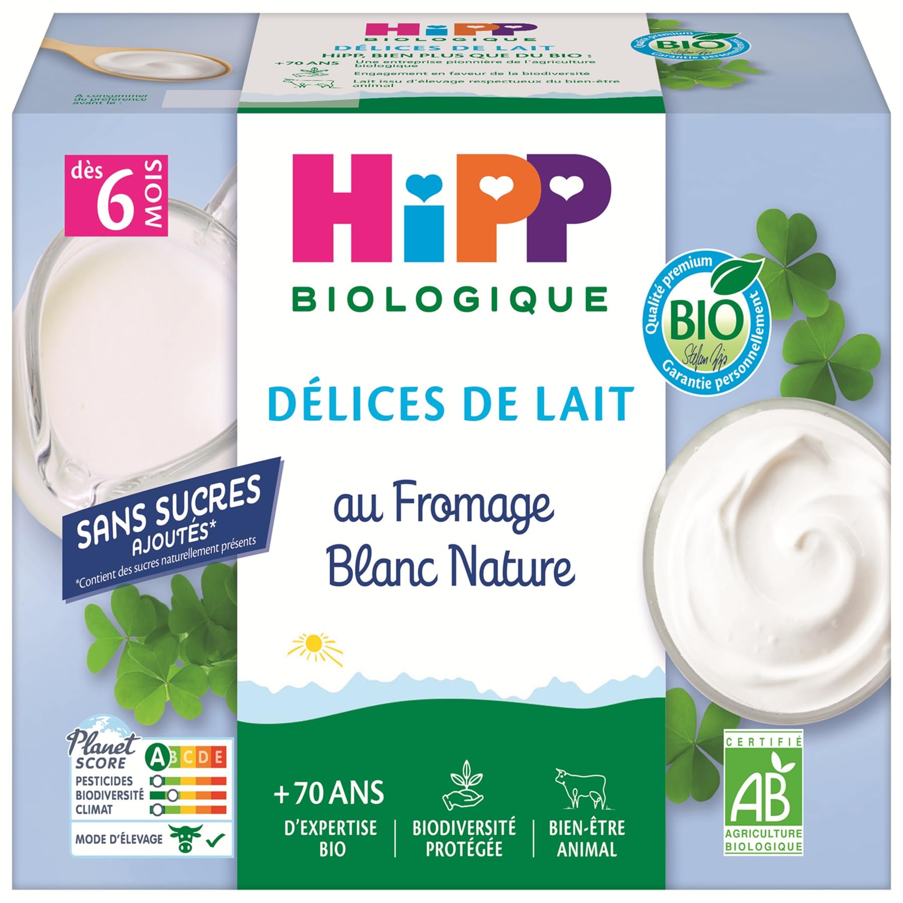 hipp-d-lices-de-lait-fromage-blanc-nature-bio-coupelles-d-s-6-mois-sans-sucres-a image 4