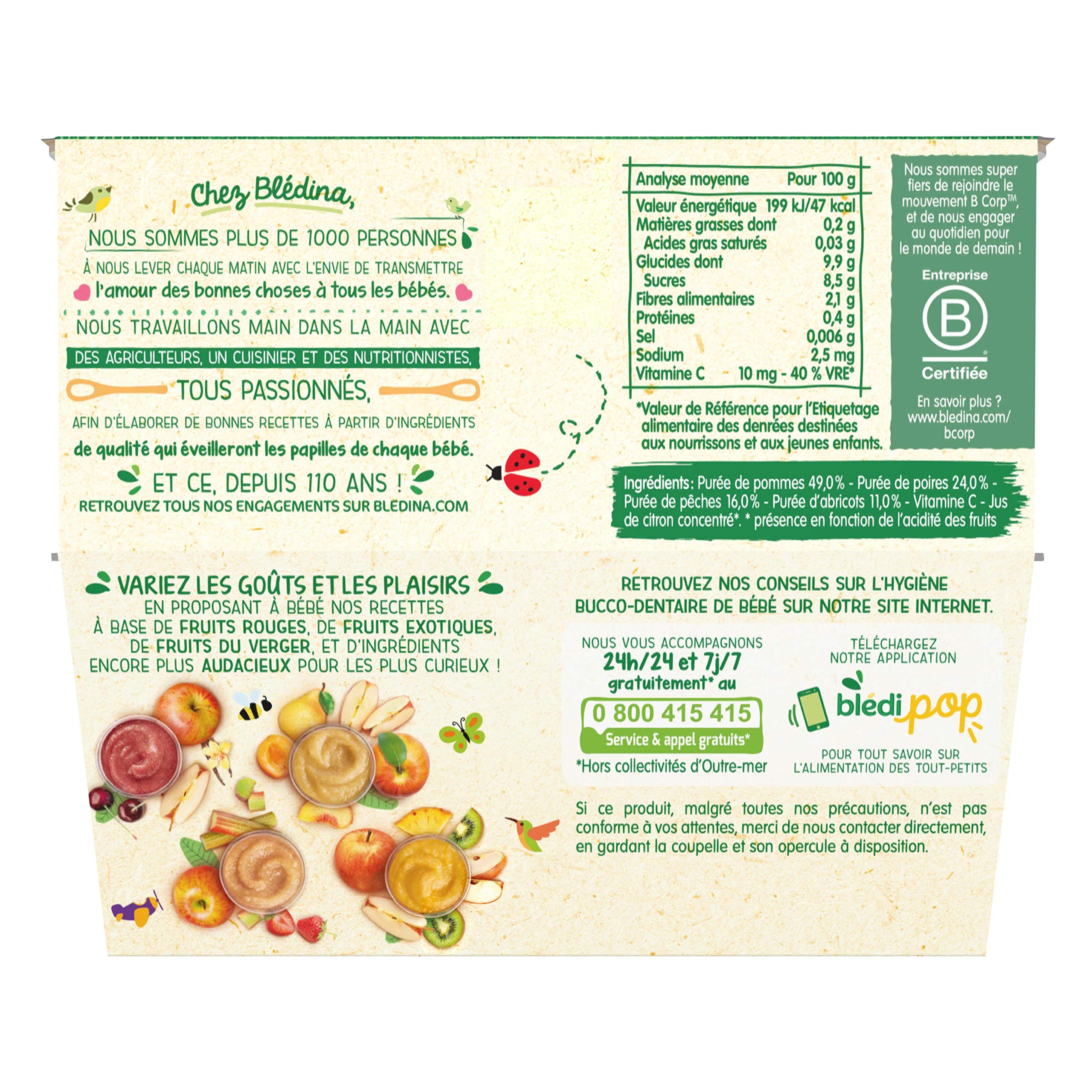 bl-dina-fruits-du-verger-coupelles-8x100g-pommes-poires-p-ches-abricots image 4