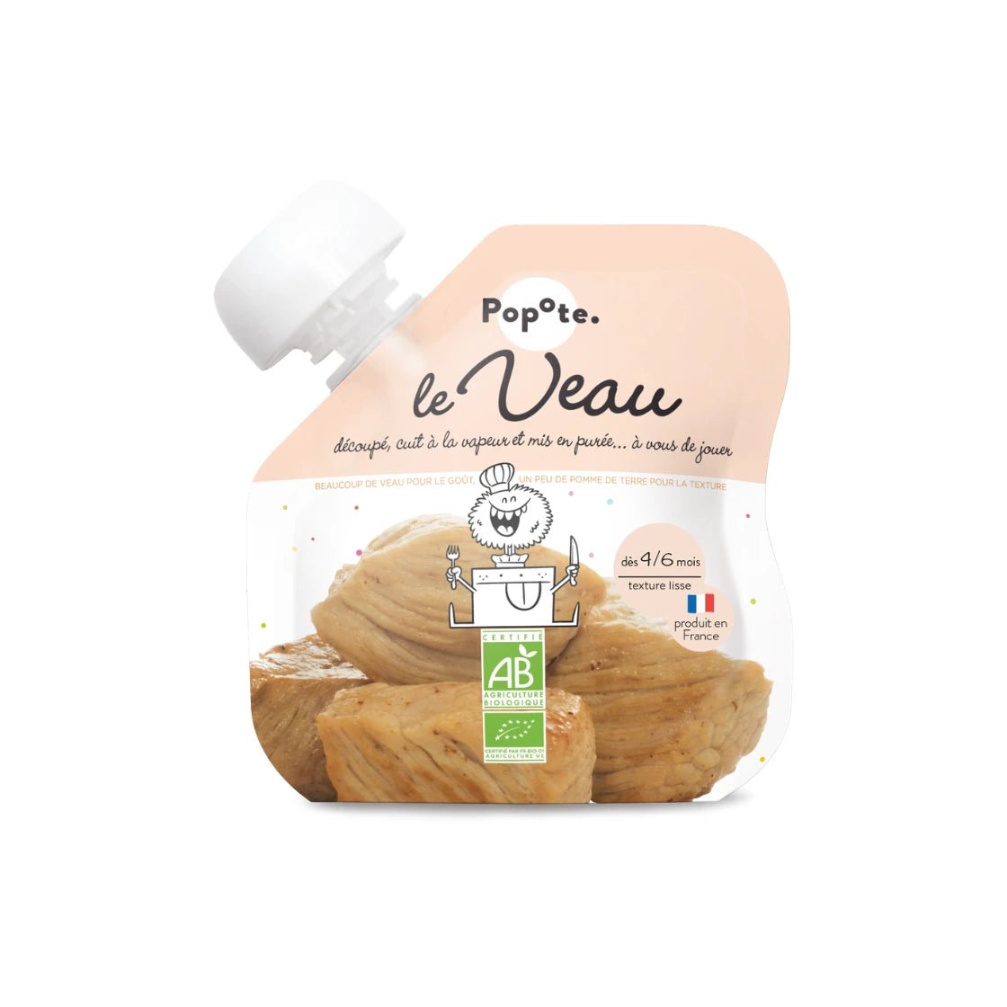 popote-le-veau-pur-e-b-b-bio-veau-et-pomme-de-terre-d-s-4-6-mois image 1
