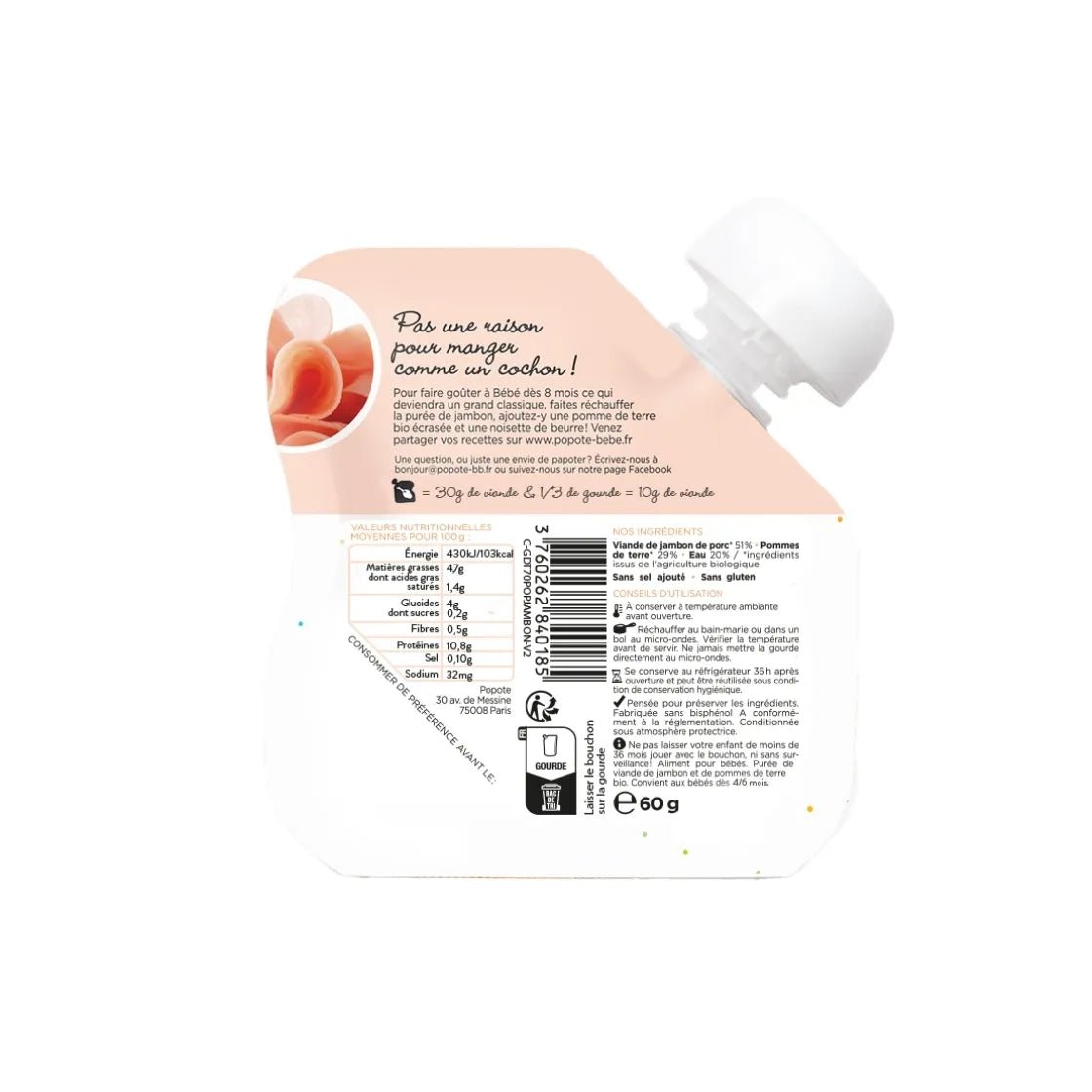 popote-le-jambon-pur-e-bio-b-b-gourde-jambon-blanc-cuit-vapeur image 4