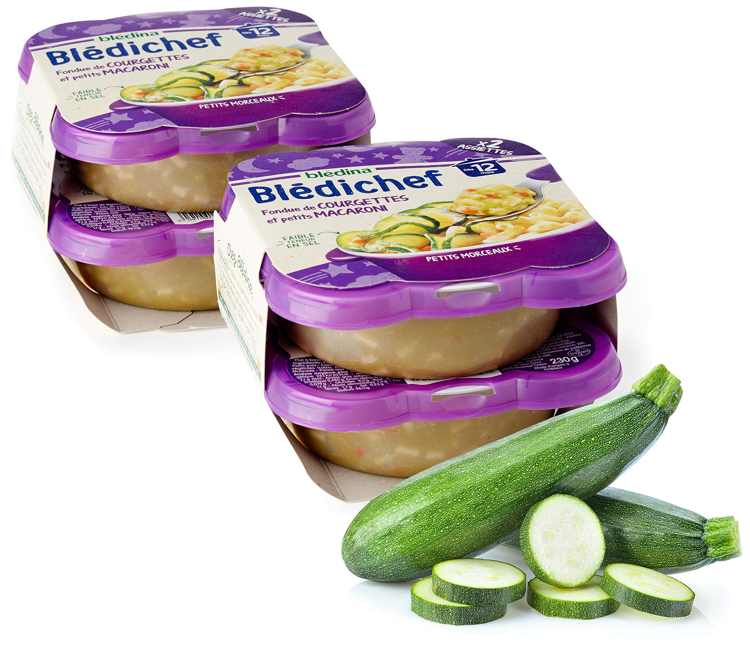 bl-dina-bl-dichef-repas-b-b-d-s-12-mois-fondue-courgettes-macaroni-8-x-230-g image 2