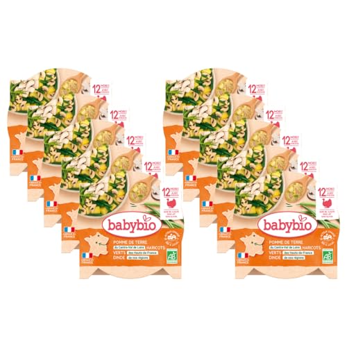 babybio-assiette-pomme-de-terre-haricots-verts-dinde-d-s-12-mois-230g-lot-de-10- image 2