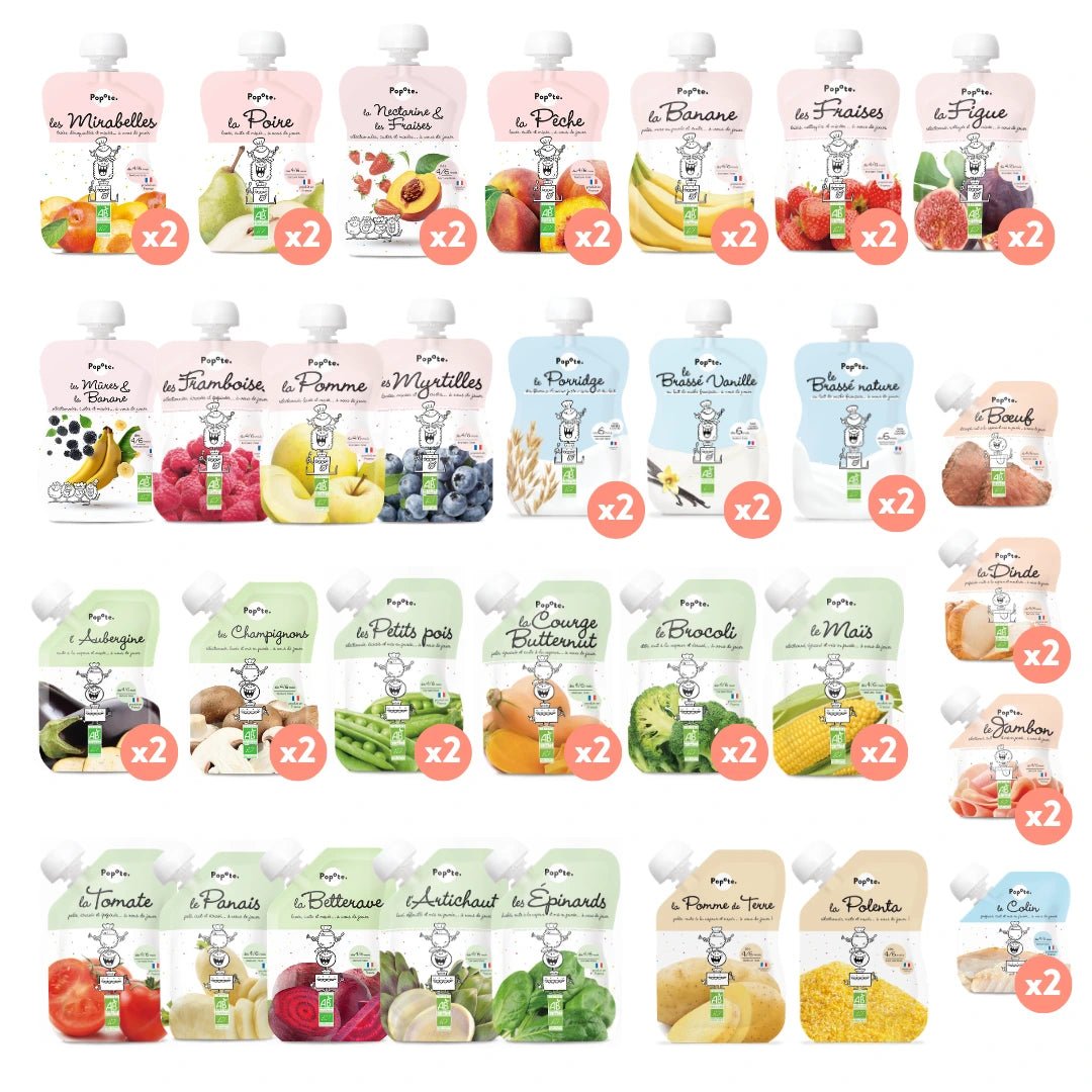 popote-le-gros-gros-pack-d-couverte-pack-50-gourdes-b-b-bio-compotes-pur-es-et-b image 1