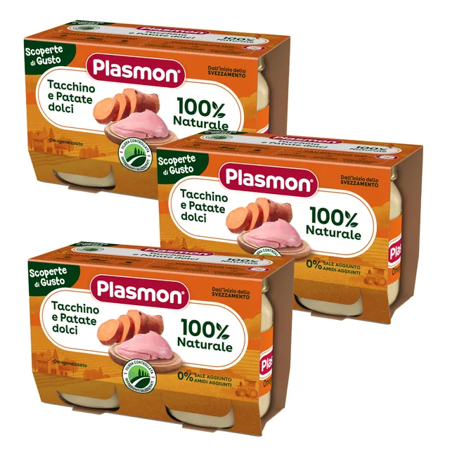 plasmon-omogeneizzato-d-couvertes-de-go-t-dinde-et-pommes-de-terre-3-paquets-de- image 1
