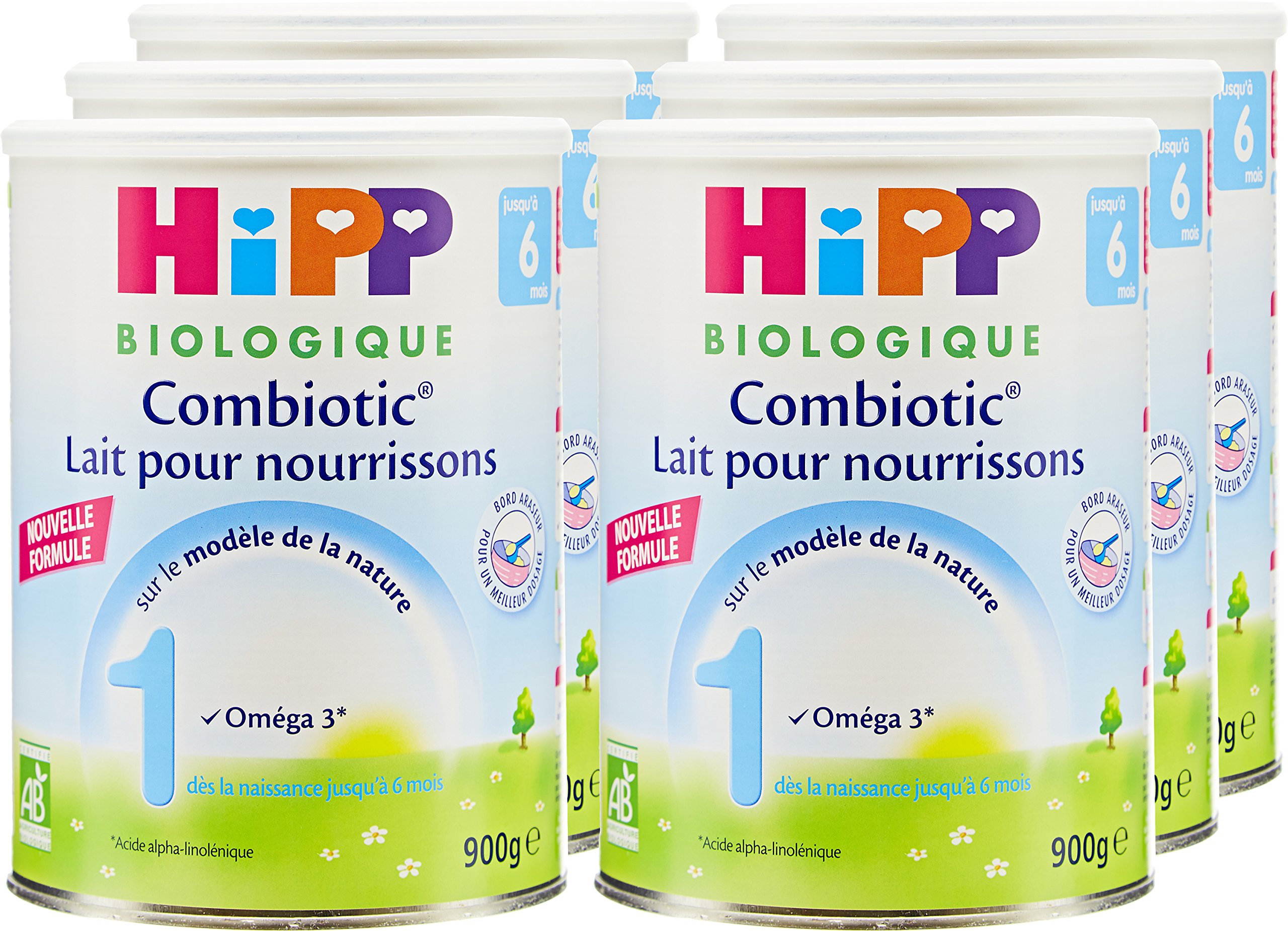 hipp-biologique-lait-1-combiotic-pour-nourrisson-0-6-mois-6-bo-tes-de-900-g image 7