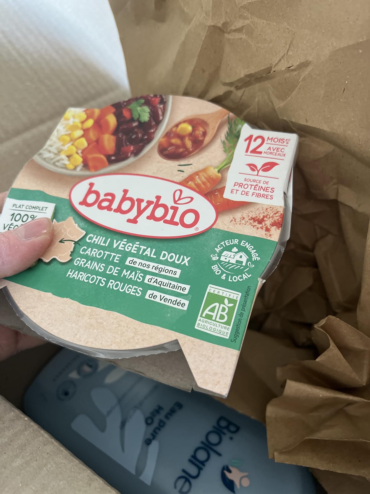Bébé n'a pas aimé