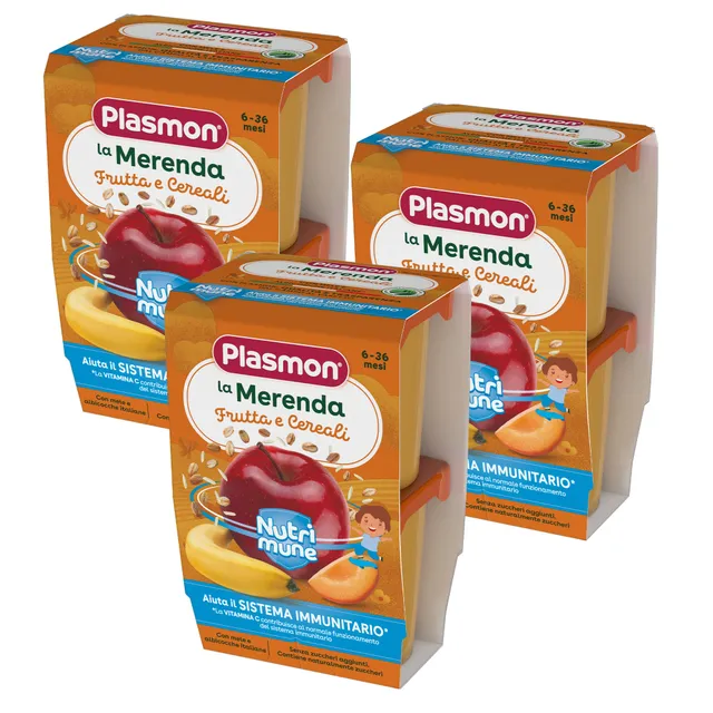 plasmon-la-merenda-nutrimune-frutta-e-cereali-3-x-2x120g-collation-fruits-et-c-r image 1