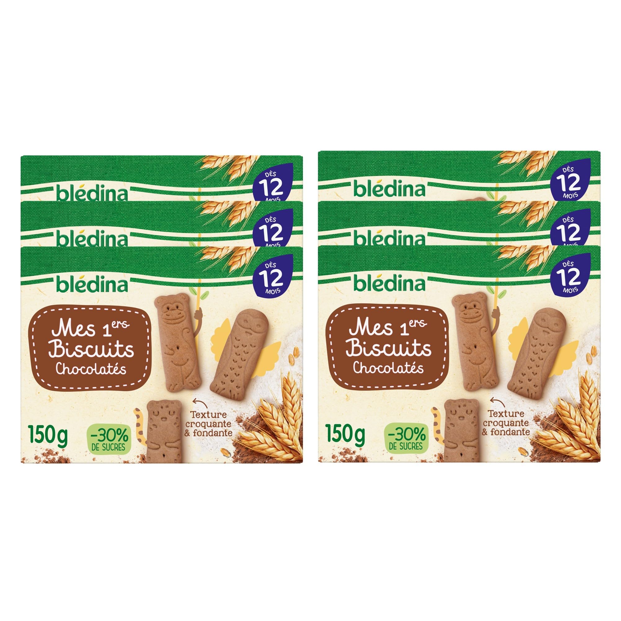 bl-dina-mes-premiers-biscuits-chocolat-s-d-s-12-mois-paquet-de-6-emballage-pouva image 1