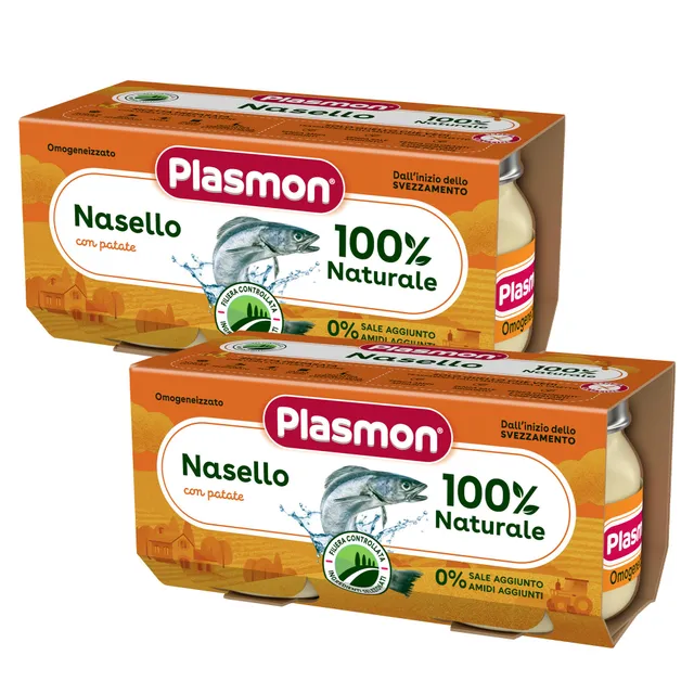 plasmon-homog-n-is-cabillaud-merlu-avec-pommes-de-terre-2-paquets-de-2x80-g image 1