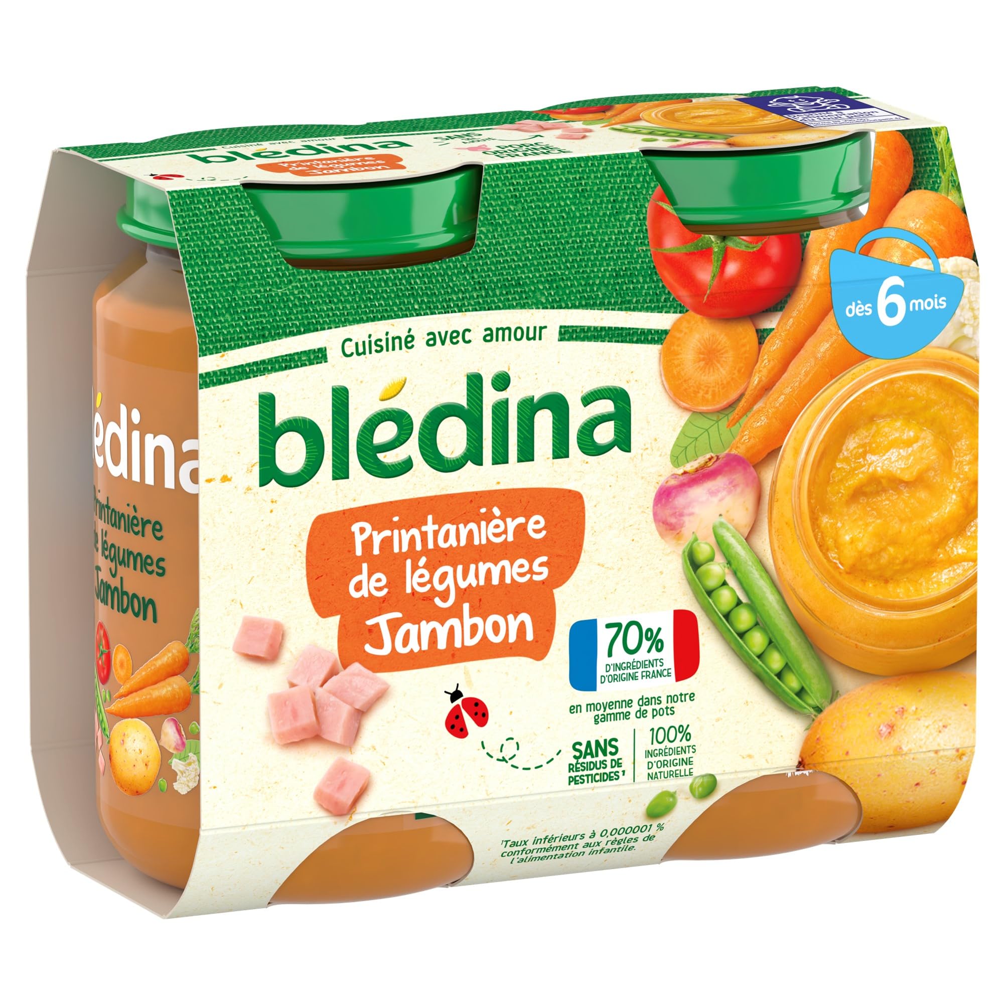 bl-dina-petits-pots-printani-re-de-l-gumes-jambon-d-s-6-mois-12-pots-de-200g image 3