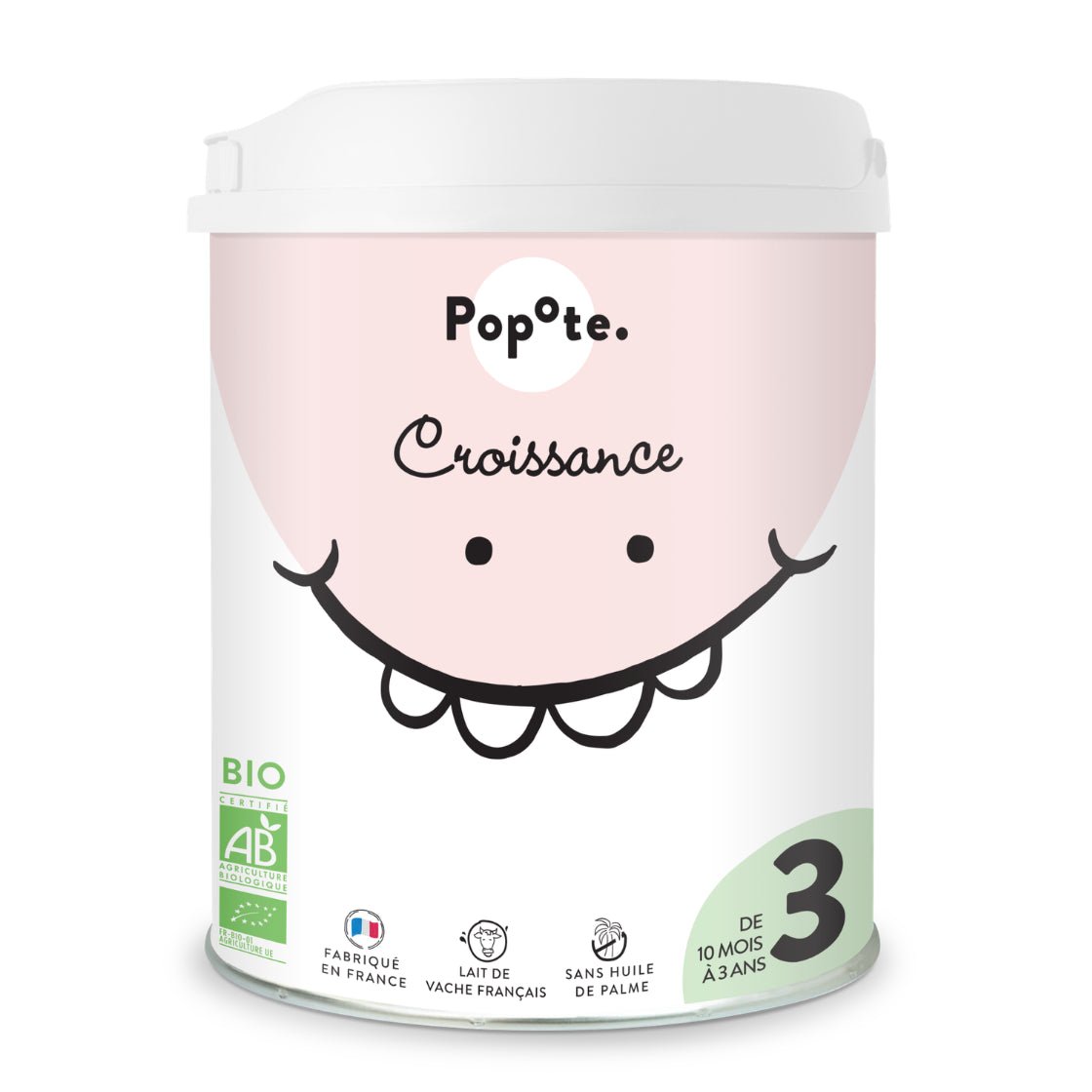 popote-le-lait-3-me-ge-croissance-800g-lait-en-poudre-bio-pour-b-b-d-s-10-12-moi image 1