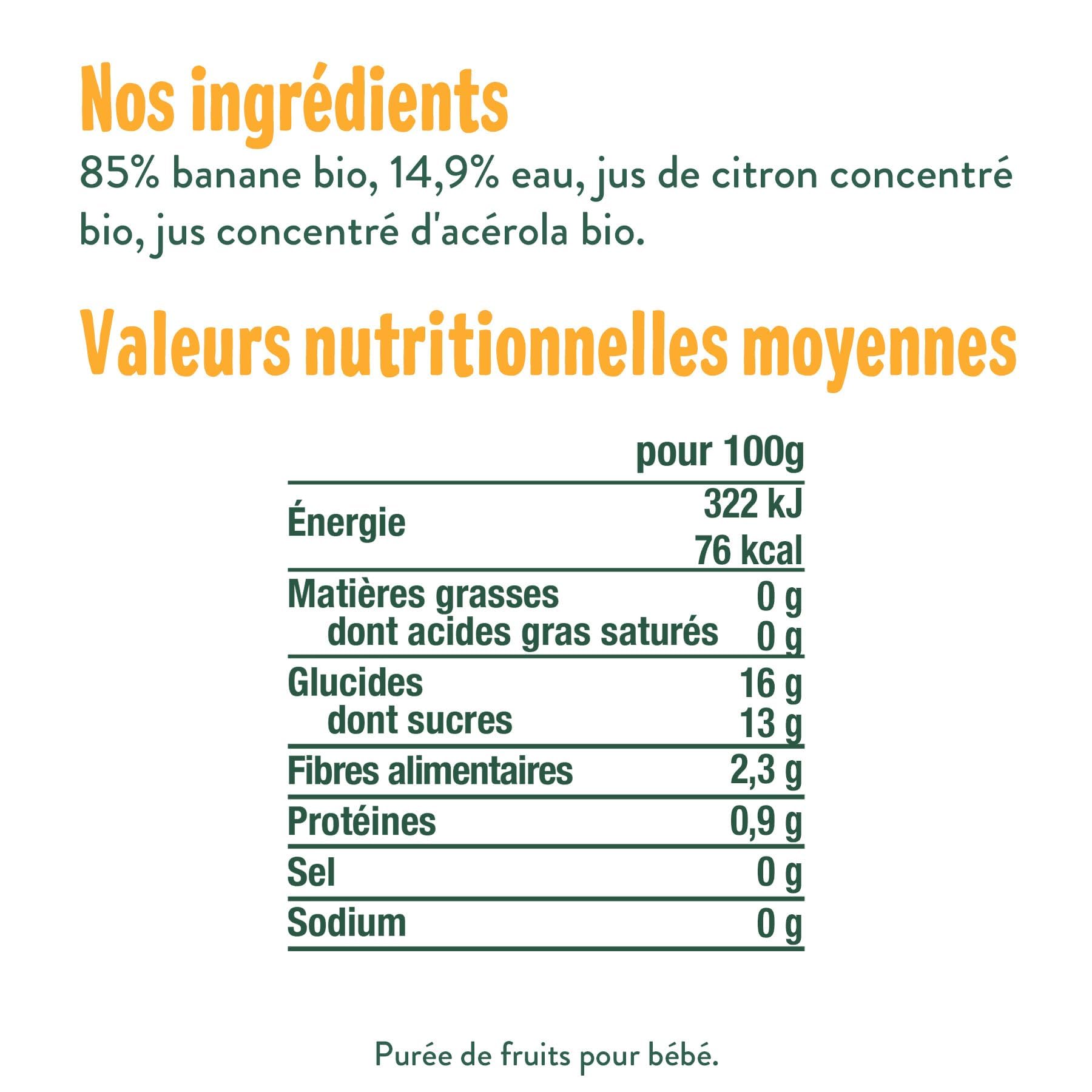 good-go-t-gourdes-banane-pur-e-bio-d-s-4-mois-85-banane-sans-sucres-ajout-s-fabr image 2