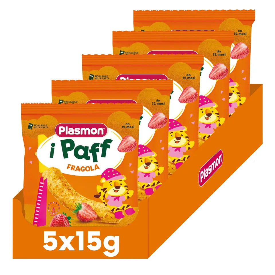 plasmon-snack-i-paff-fragola-biscuit-fraise-b-b-5x15g image 1