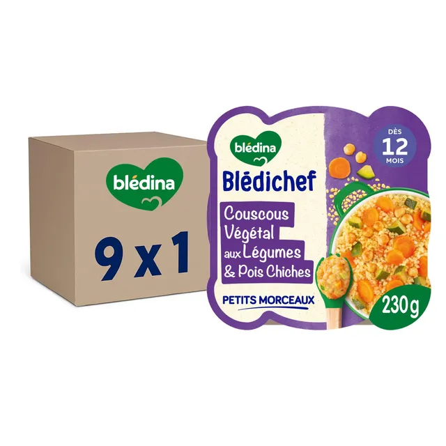 bl-dina-bl-dichef-couscous-v-g-tal-l-gumes-pois-chiches-d-s-12-mois-230-g image 1