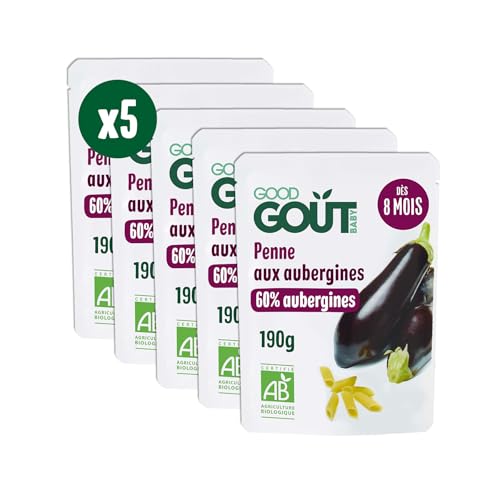 good-go-t-pennes-aux-aubergines-plat-cuisin-bio-d-s-8-mois-5-sachets-x-190-g-mic image 7