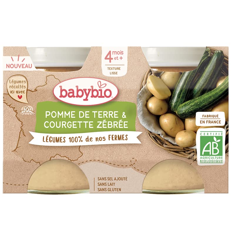 babybio-petits-pots-pomme-de-terre-courgette-z-br-e-d-s-4-mois-2x130-g-lot-de-6- image 5
