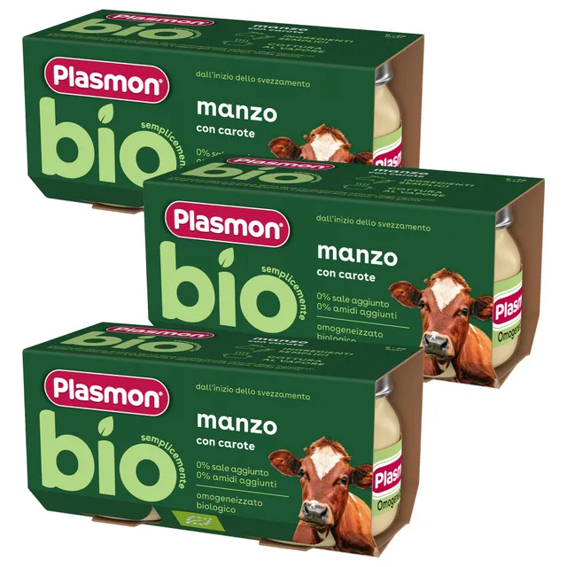 plasmon-omogeneizzato-bio-b-uf-6x80g-d-s-diversification-plasmon-bio image 1