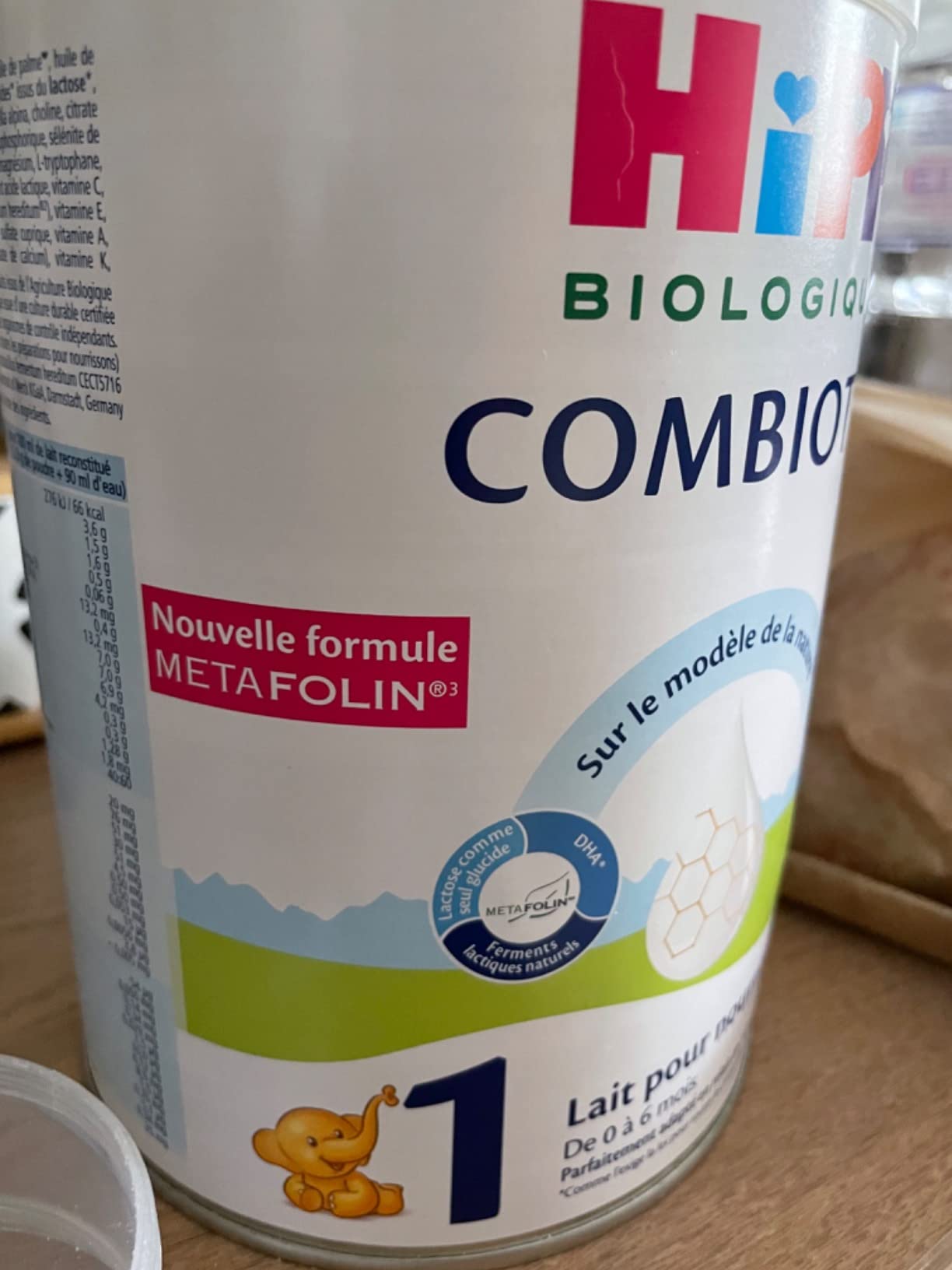 Très bon lait bio
