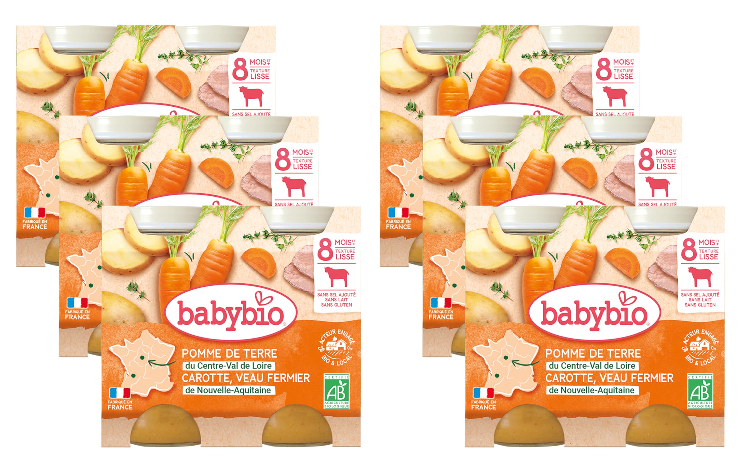 babybio-petits-pots-pomme-pruneau-dessert-compote-bio-d-s-4-mois-6-x-2-pots-de-1 image 6