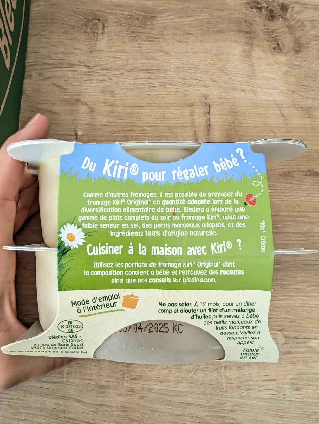Correct, bébé mitige