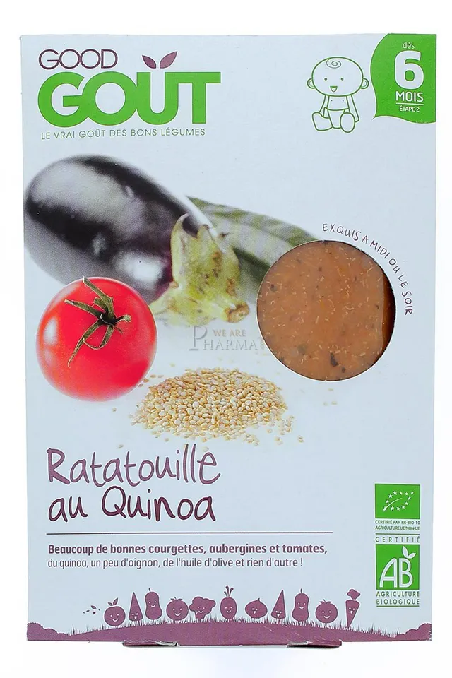 good-go-t-plat-ratatouille-quinoa-bio-petit-pot-repas-b-b-d-s-6-mois-190-g image 1