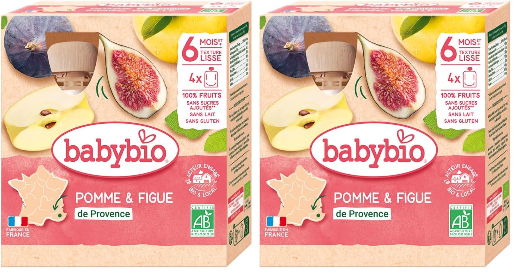 babybio-gourde-fruits-pomme-poire-p-che-bio-d-s-6-mois-4-x-90-g image 8