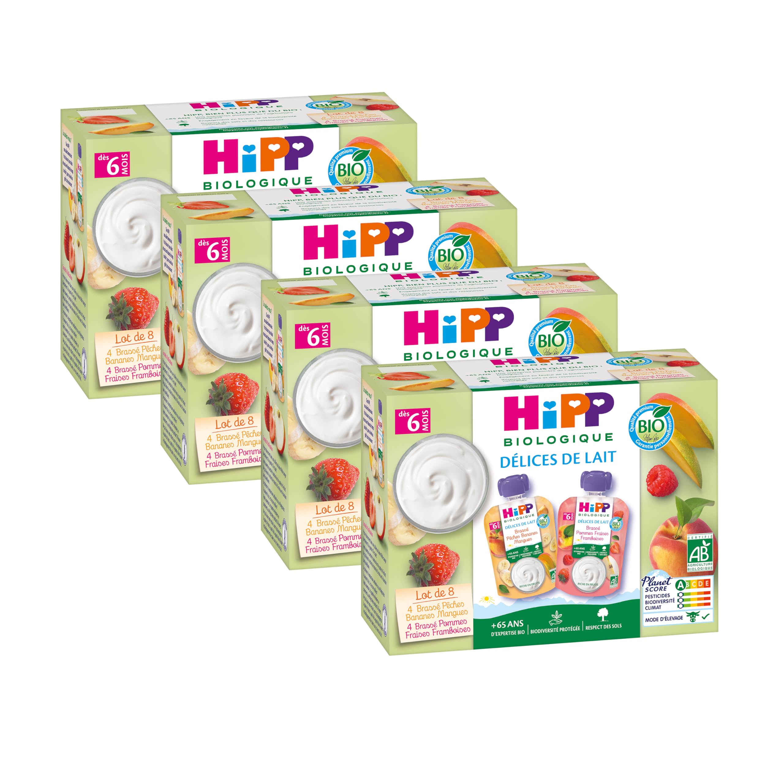 hipp-d-lices-de-lait-brass-s-2-vari-t-s-bio-d-s-6-mois-32x90g-lot-de-4 image 3